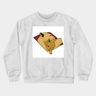 lioness and her cub Crewneck Sweatshirt